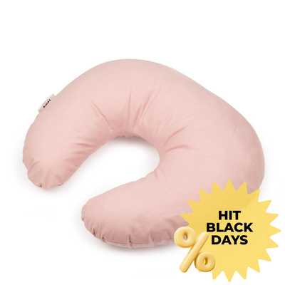 Poduszka rogal do karmienia - różowy