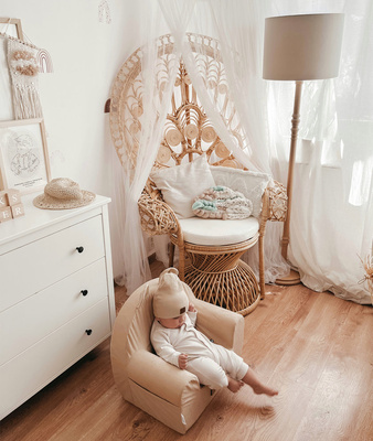 Personalisierte Schaumstoff Sessel für Kinder Füchse