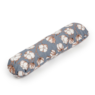 Schwangerschaftskissen marineblau mit weißen U-Typ Blumen