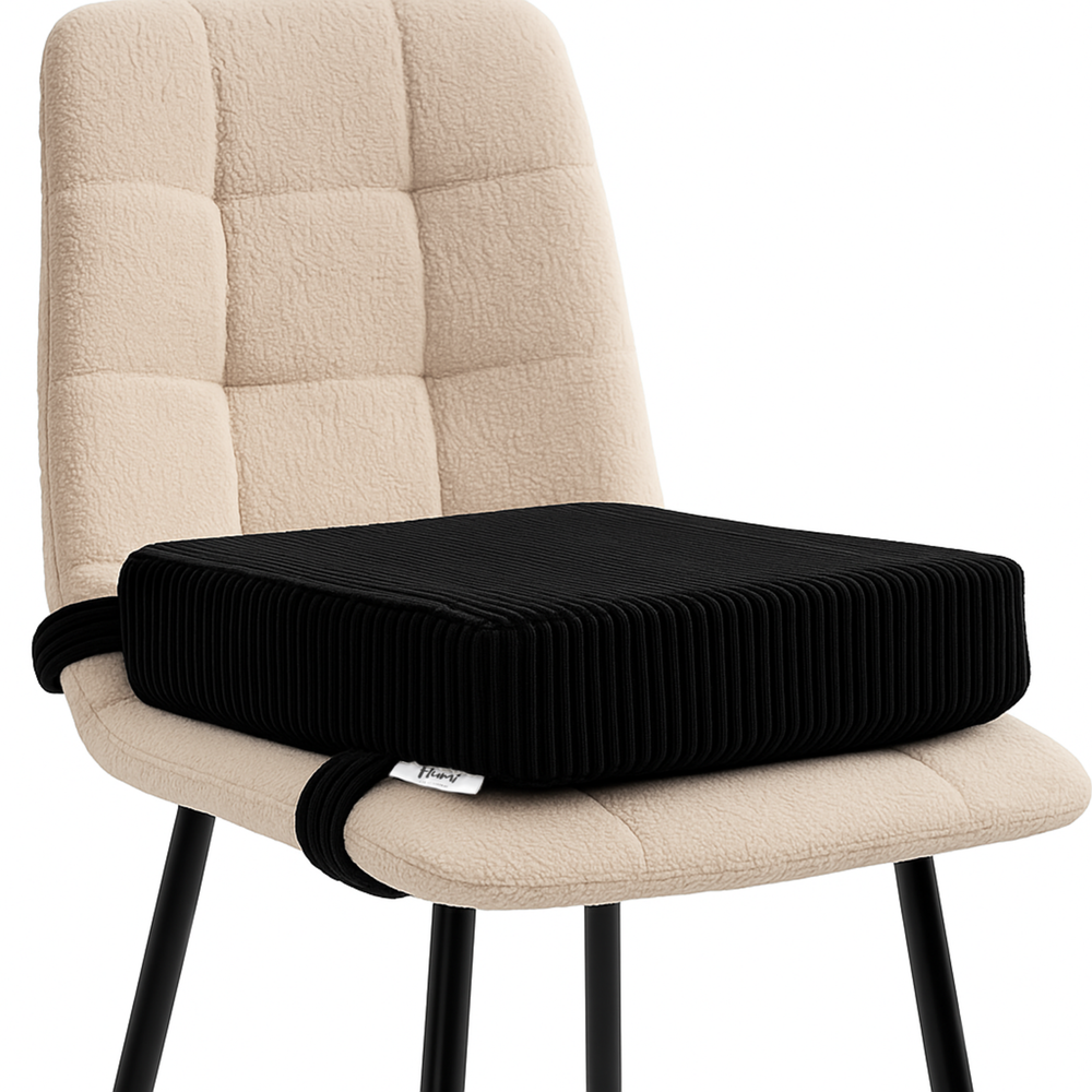 Poduszka podwy�szaj�ca na krzes�o dla dzieci - czarny sztruks