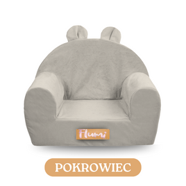 Pokrowiec na fotelik - jasny szary