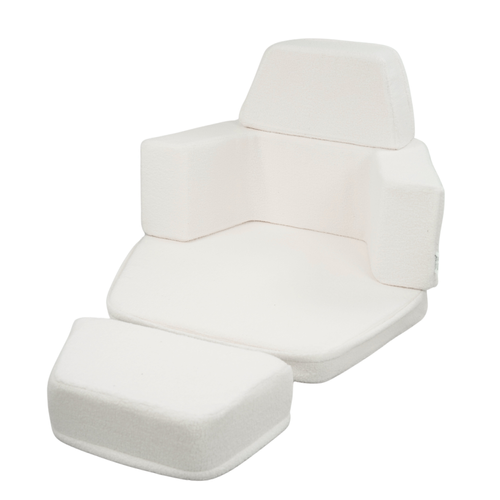 Personalized kids' foldable couch - beige