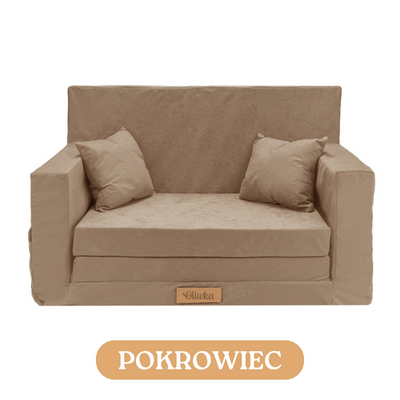 Pokrowiec na sofę - beżowy