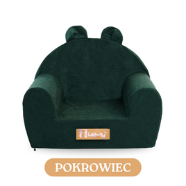 Pokrowiec na fotelik - butelkowa zieleń