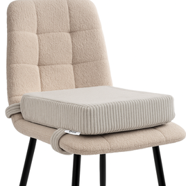 Poduszka podwyższająca na krzesło dla dzieci - beżowy sztruks