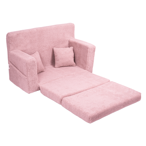 Personalized kids' foldable couch - beige