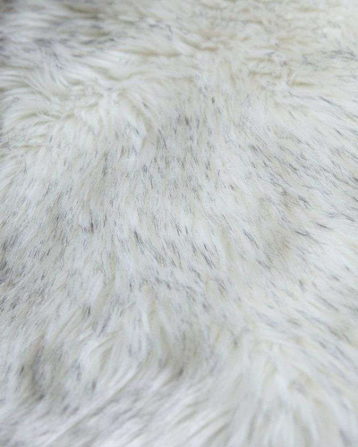 Włochaty dywanik ze sztucznej skóry 60x120 Szary
