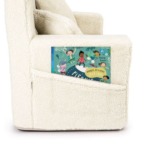 Personalisierte faltbare Kinderliege Teddybären hellbeige