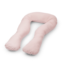 Pregnancy pillow navy blue with white U type pink