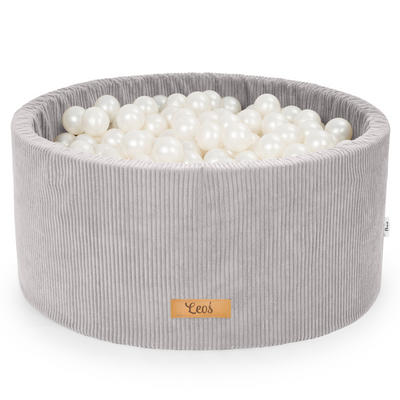 Bällebad Bälle / Grauer Teddy