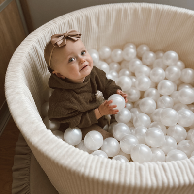 Bällebad Bälle / Grauer Teddy