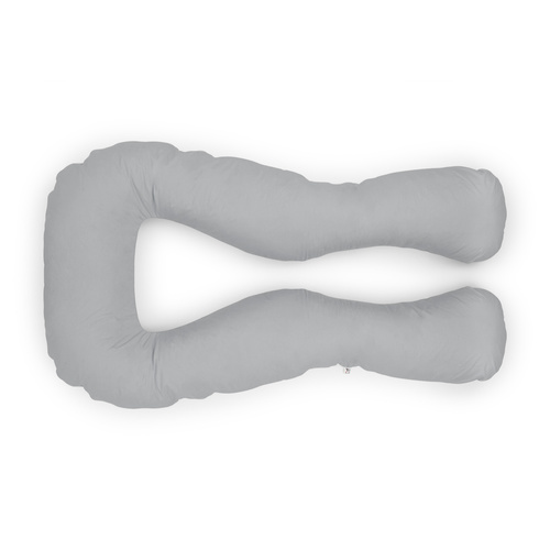 Schwangerschaftskissen marineblau mit weißem U-Typ grau