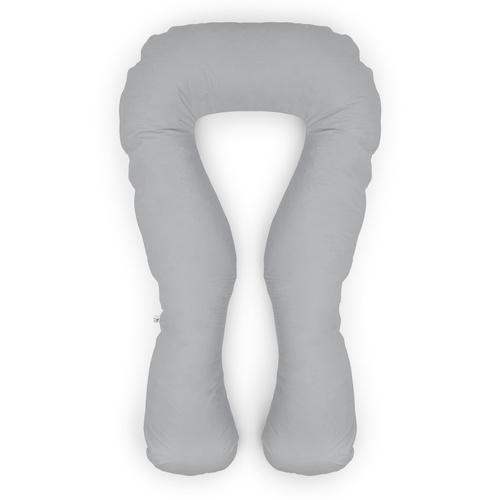 Schwangerschaftskissen marineblau mit weißem U-Typ grau