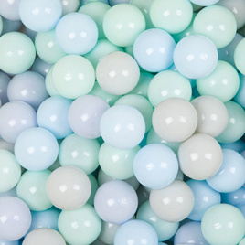Set of 200 balls for Ball Pit blue-mint
