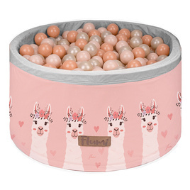 Personalisierte Bällebad Baby Bällepool Kinder mit 200 Bällebad Bälle Lamas