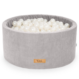 Personalizowany piankowy basen z kulkami SZARY SZTRUKS – 200 piłek w zestawie