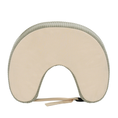 Feeding pillow - pink with white dots