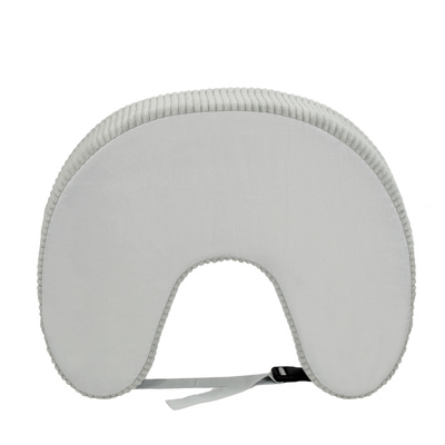 Fütterungskissen - rosa mit weißen Tupfen