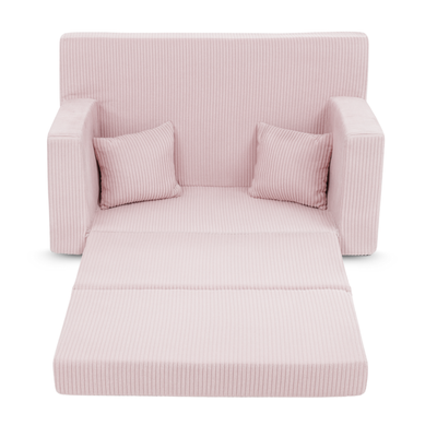 Personalized kids' foldable couch - beige