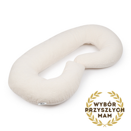 Maternity pillow type C - Teddy collection - light beige