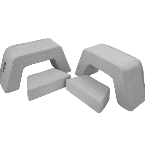 Personalized kids' foldable couch - beige