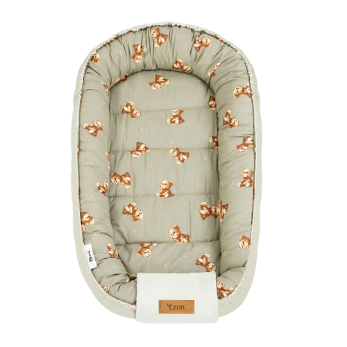 Personalized kids' foldable couch - beige