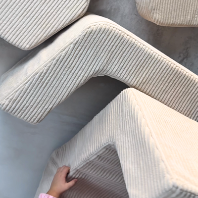 Personalisierter faltbarer Kinder - beige