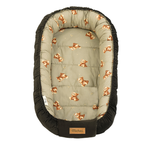 Personalized kids' foldable couch - beige