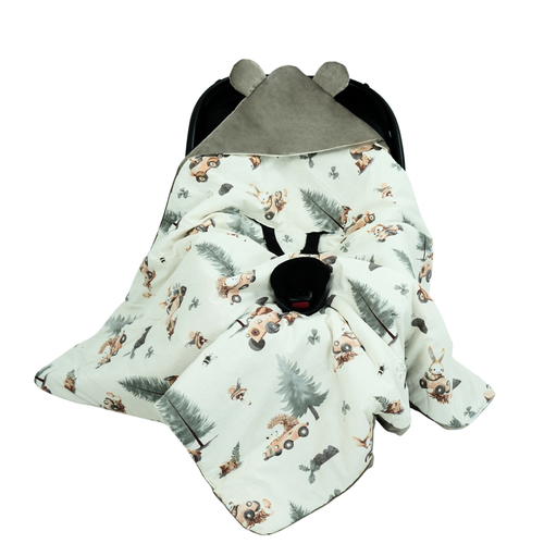 Personalized kids' foldable couch - beige