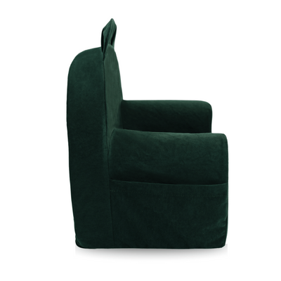 Personalisierte Schaumstoff Sessel für dunkelgrün