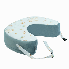 Feeding pillow - pink with white dots