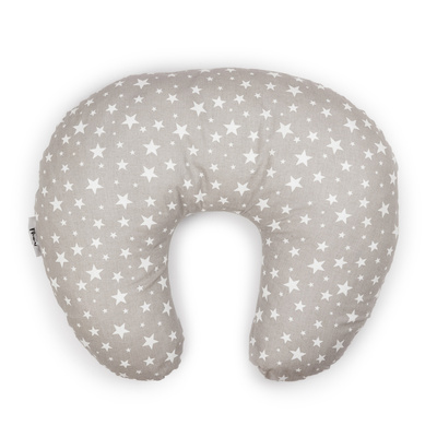Fütterungskissen - grau mit Sternen