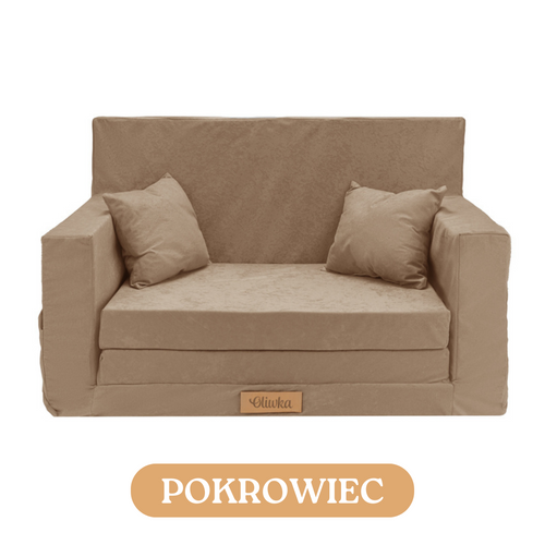 Pokrowiec na sofę - beżowy