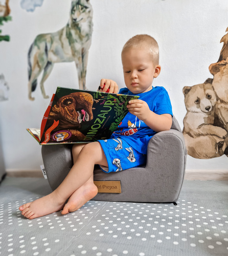 Personalisierter Schaumstoffsessel für Kinder Rehe