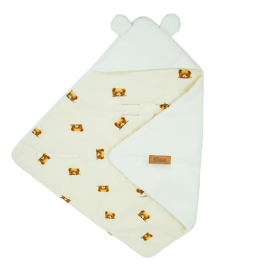 Personalized kids' foldable couch - beige